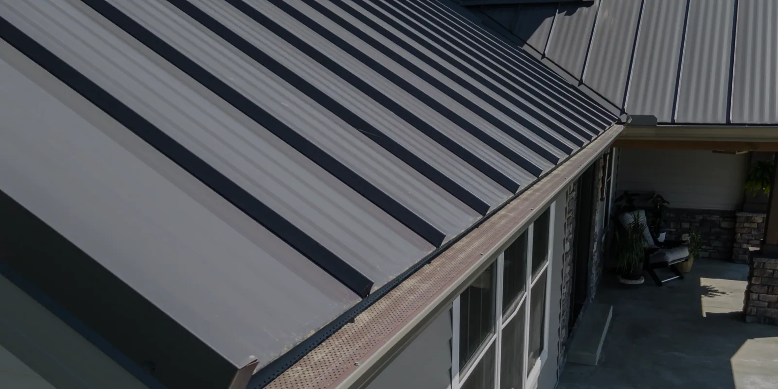 Commercial Roof Edge Metal and Gutter Repair in College Station, TX