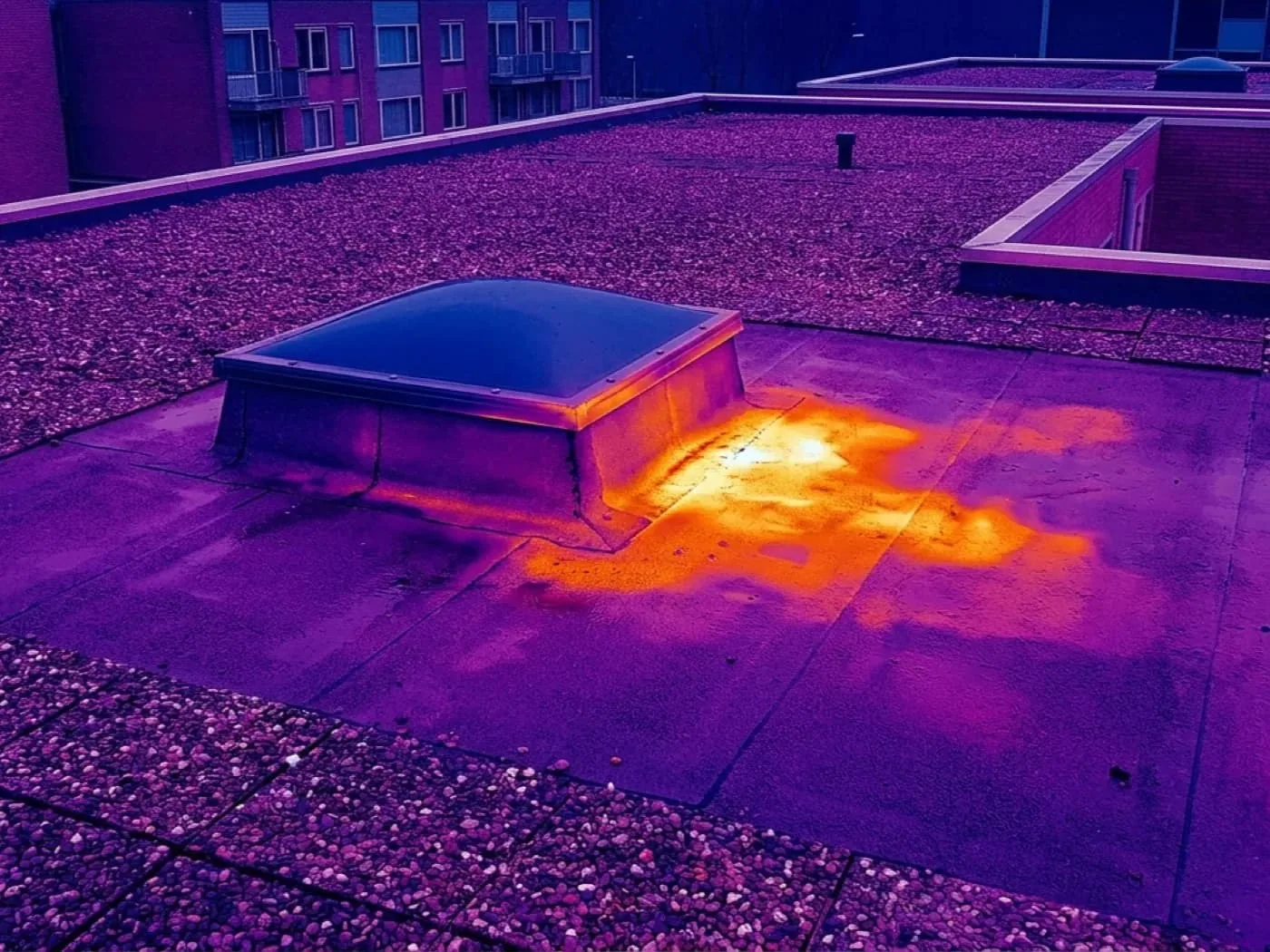 Infrared Roof Moisture Survey in College Station, TX